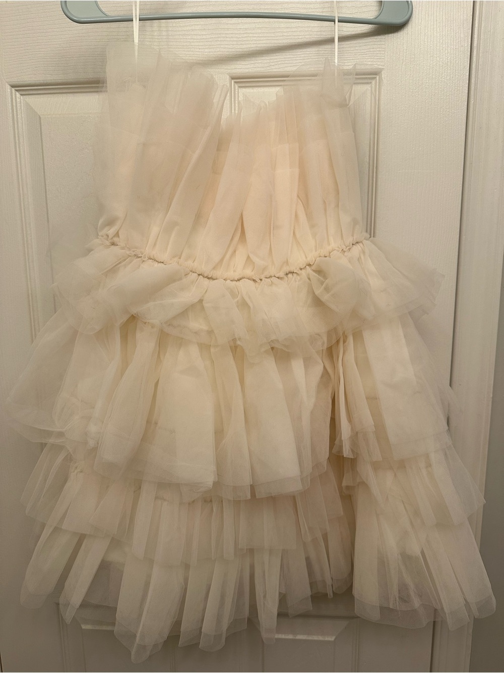 Mable Cream AILEEN RUFFLE MINI DRESS NWOT - Picture 2 of 4